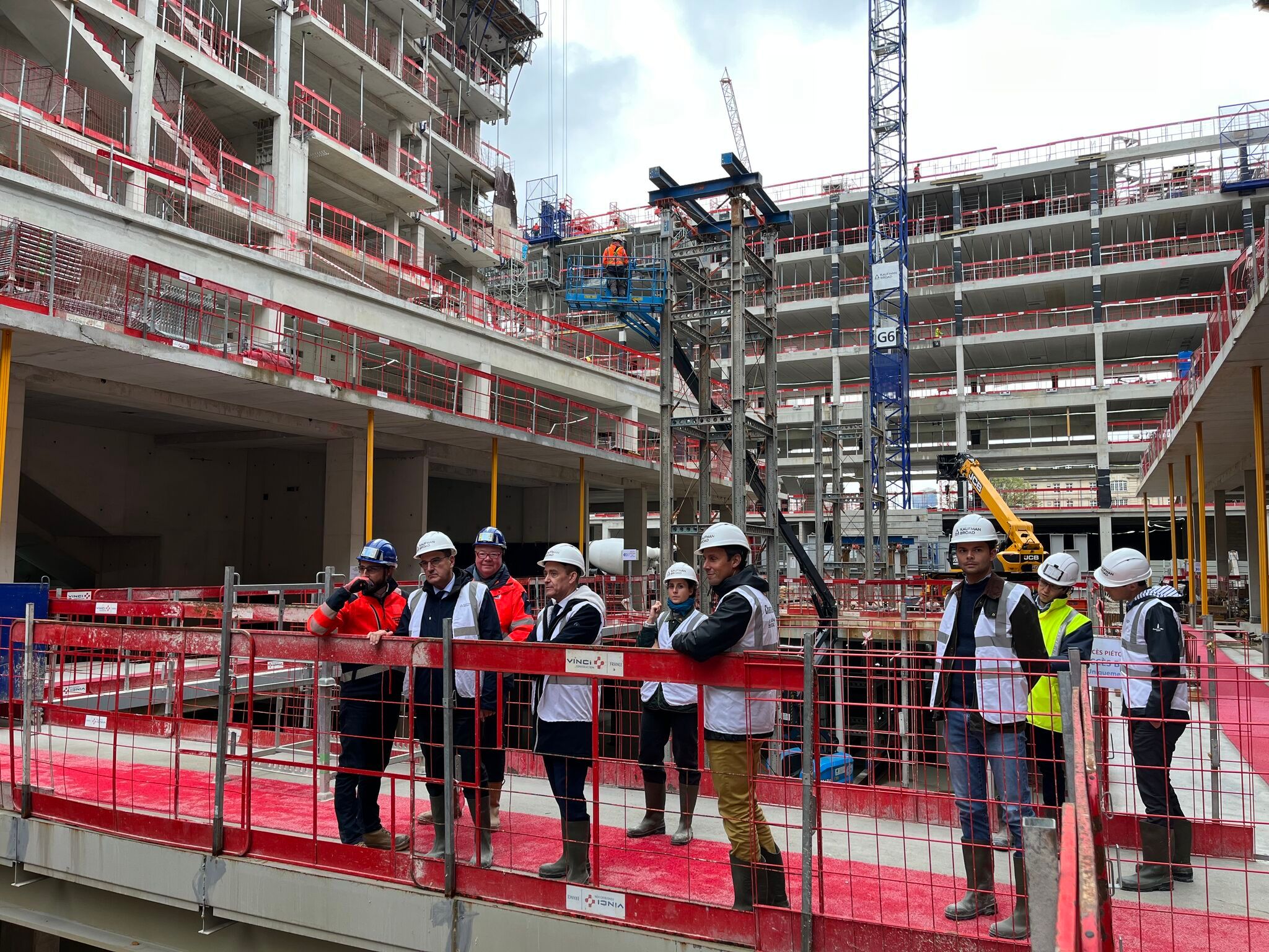 Chantier Austerlitz : visite de Jean Castex et son équipe ! 🚧