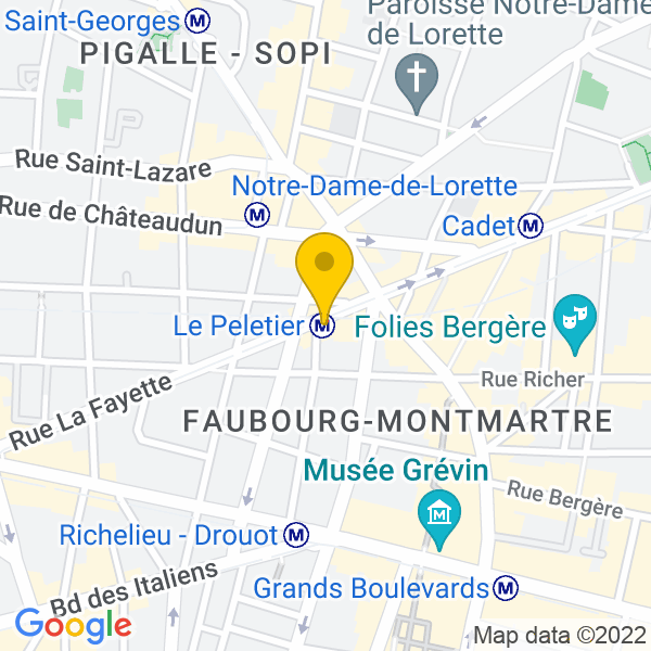 44, Rue La Fayette, Paris, 75009, Paris