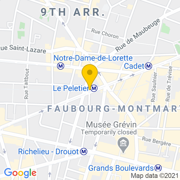 43, Rue La Fayette, Paris, 75009, Paris