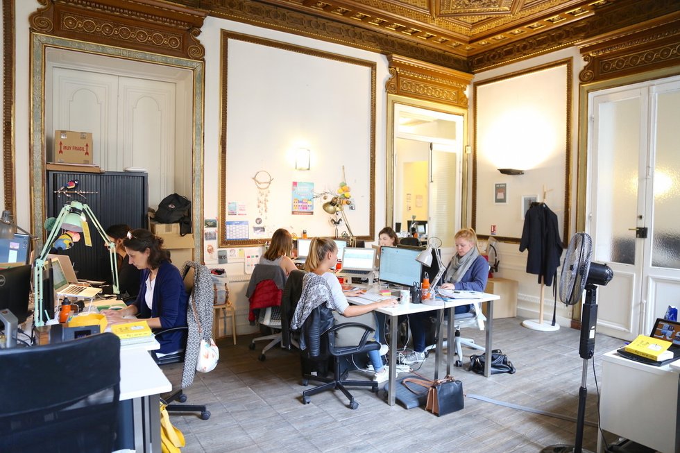 Les bureaux d'A little Market : un univers créatif au coeur du 100% fait main 