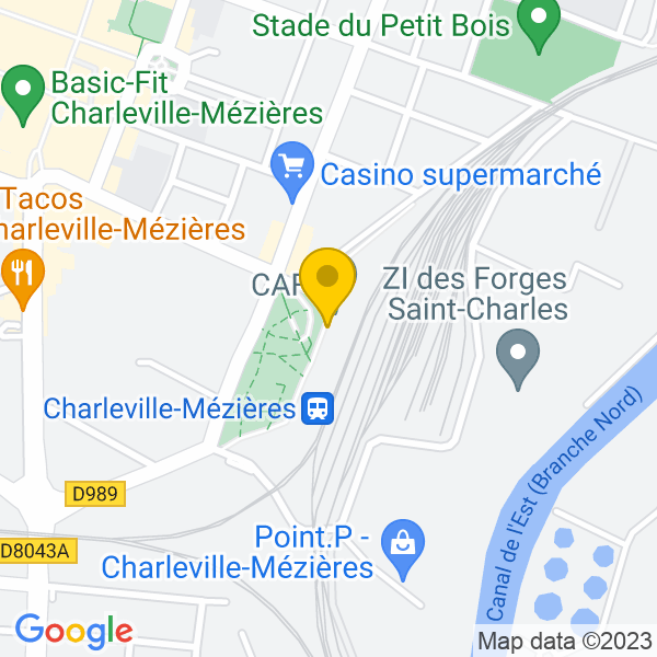 6, Place de la Gare, Charleville-Mézières, 08000, Charleville-Mézières