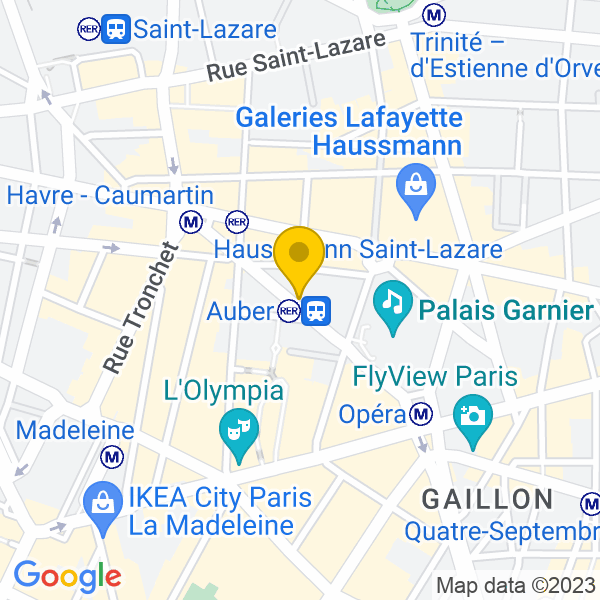 8, Rue Auber, Paris, 75009, Paris