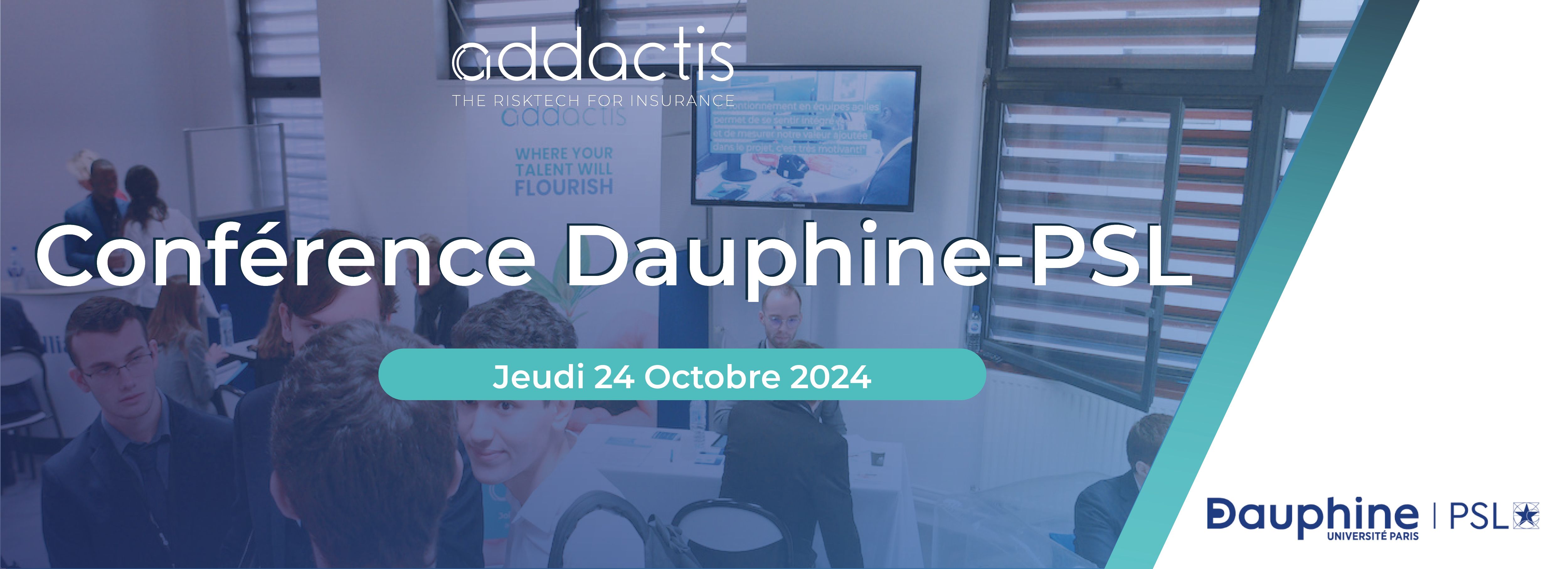 [24/10/24] Conférence à l’Université Dauphine-PSL : opportunités de stage et d’alternance