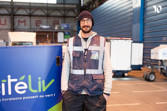 Rencontrez Florent, Livraison Vélo - Citéliv