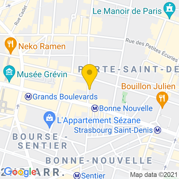 10, Rue du Faubourg Poissonnière, Paris, 75010, Paris