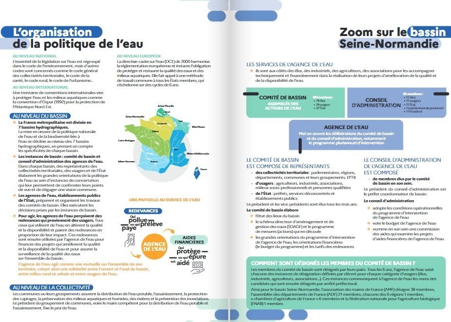 La gestion de l’eau dans le bassin Seine Normandie. - Agence de l'eau Seine-Normandie