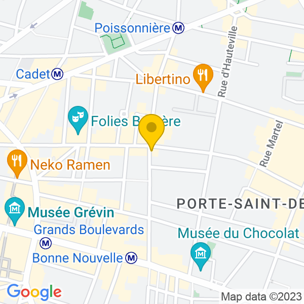 42, Rue du Faubourg Poissonnière, Paris, 75010, Paris