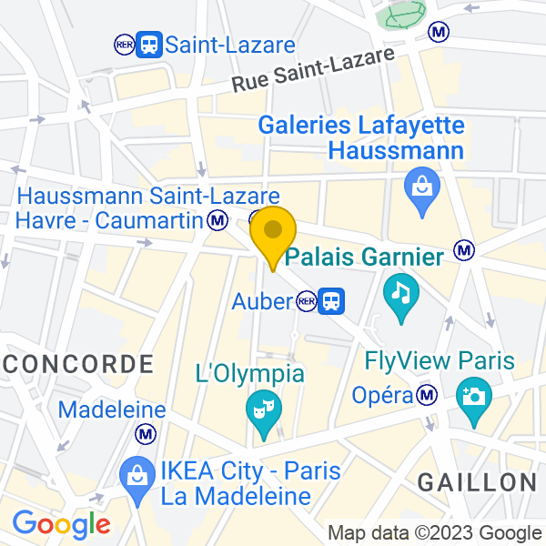 15, Rue Auber, Paris, 75009, Paris