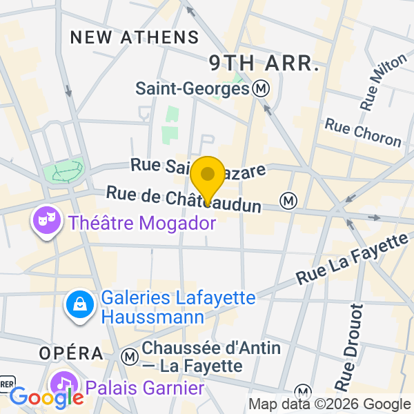 39, Rue de Châteaudun, 75009, Paris