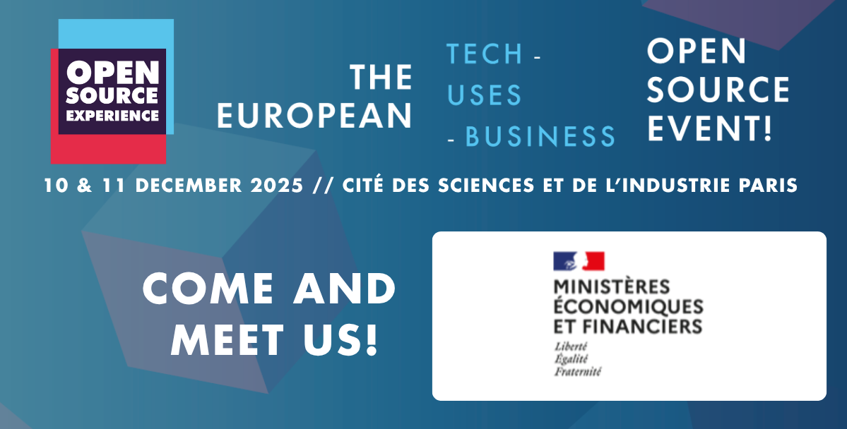 Les MEF seront présents à l'Open Source Experience 2025 