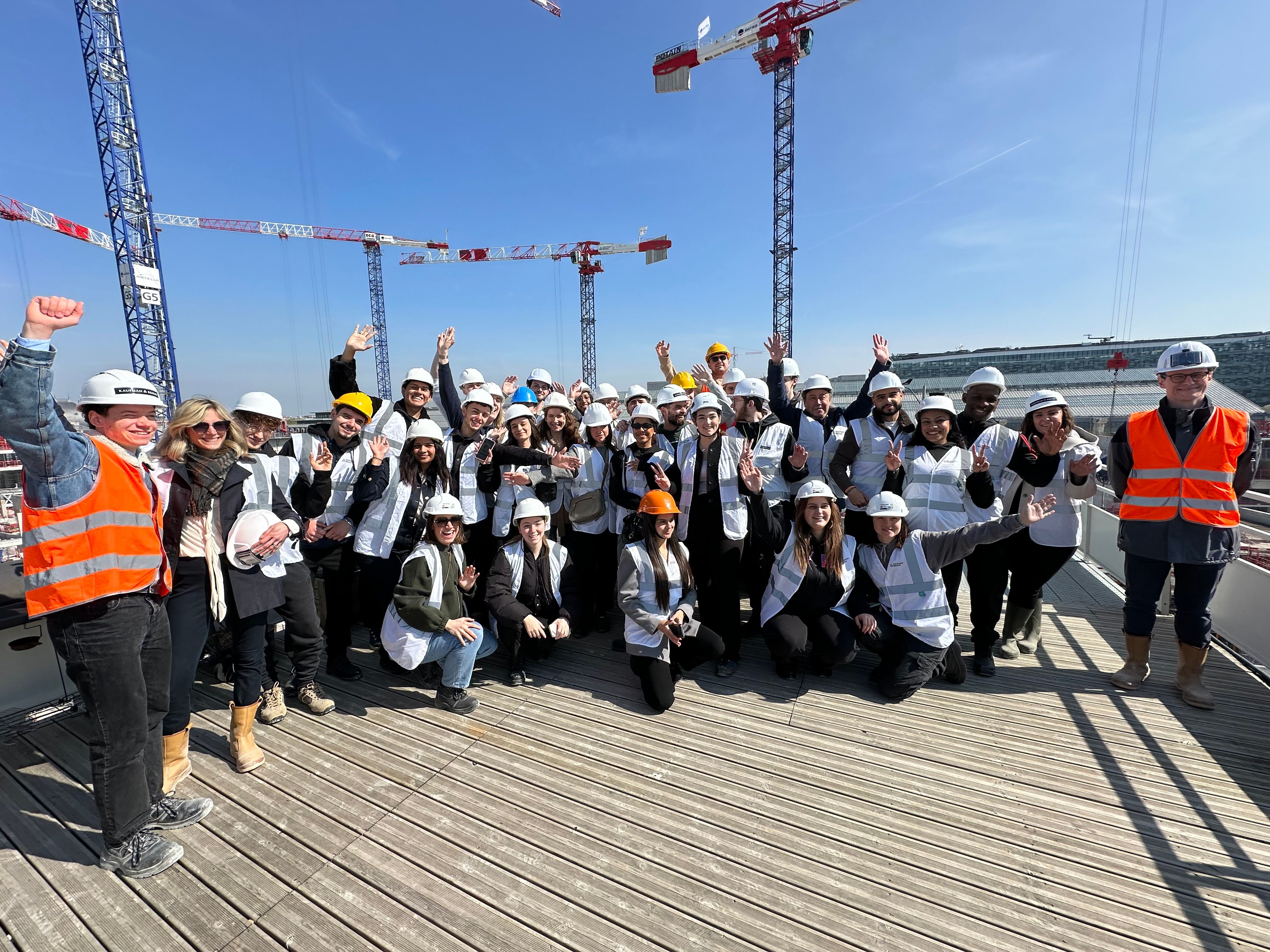 Les étudiants de l’ESPI découvrent notre chantier Austerlitz A7/A8 !👷