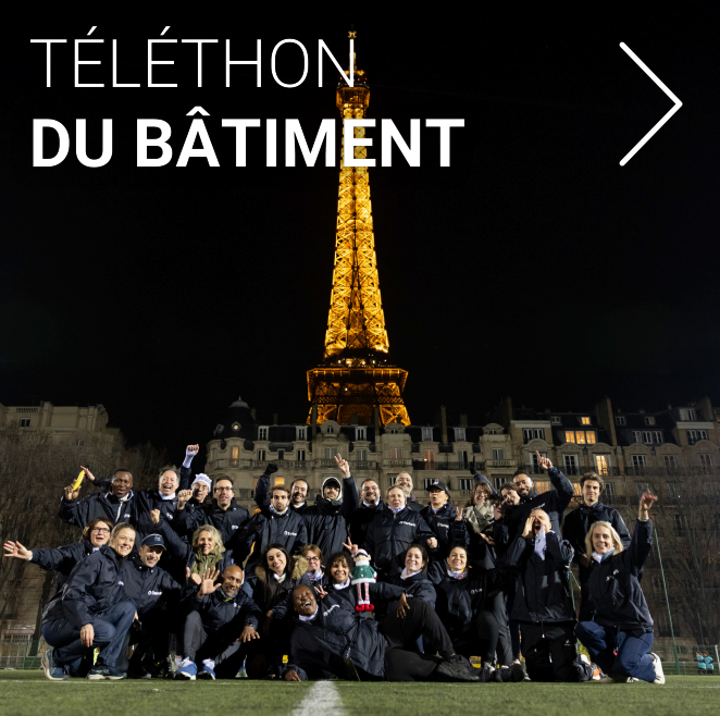 👏 Un grand succès pour le 1er Téléthon du #Bâtiment !