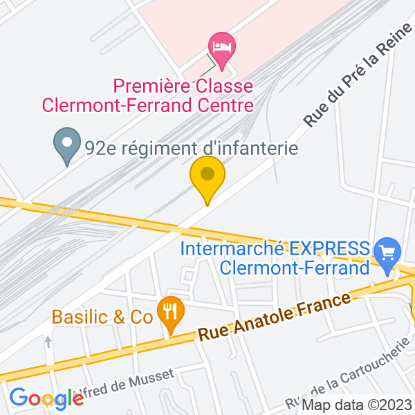 15, Rue du Pré la Reine, Clermont-Ferrand, 63100, Clermont-Ferrand