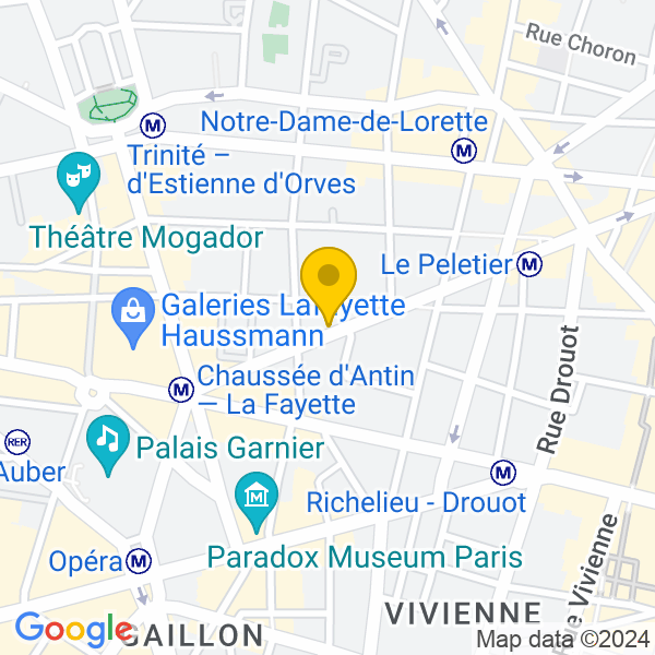13, Rue La Fayette, 75009, Paris