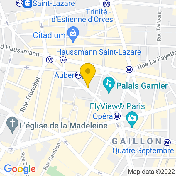 4, Rue Auber, Paris, 75009, Paris