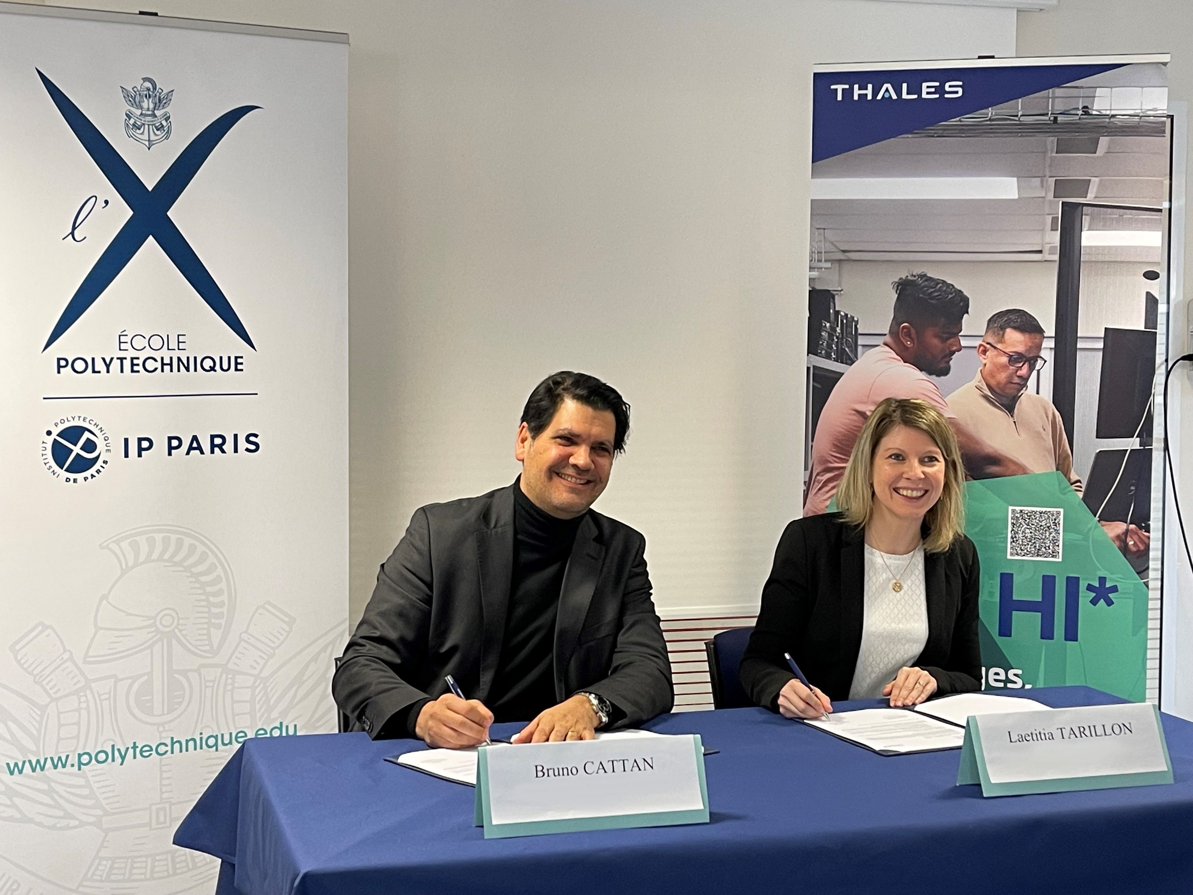 Partenariat Thales X Polytechnique