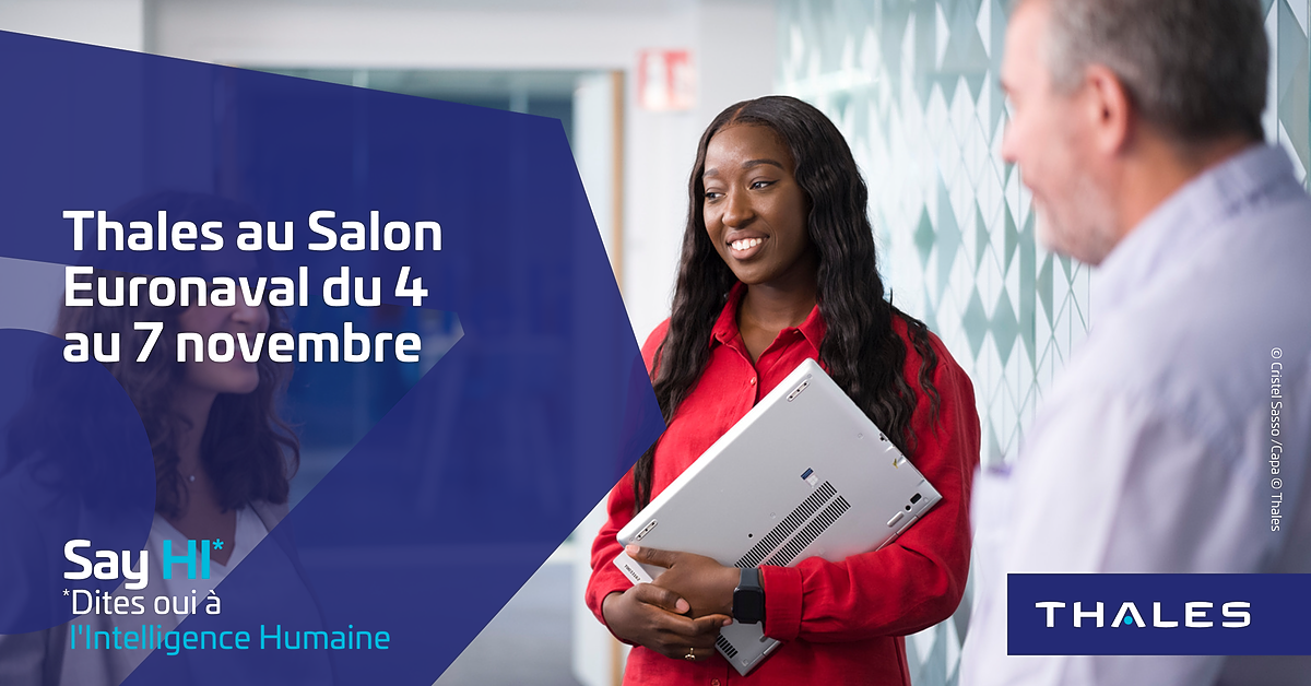 Post de Thales sur Welcome to the Jungle : Thales au Salon Euronaval 🚢