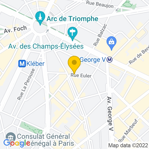 20, Rue Euler, Paris, 75008, Paris