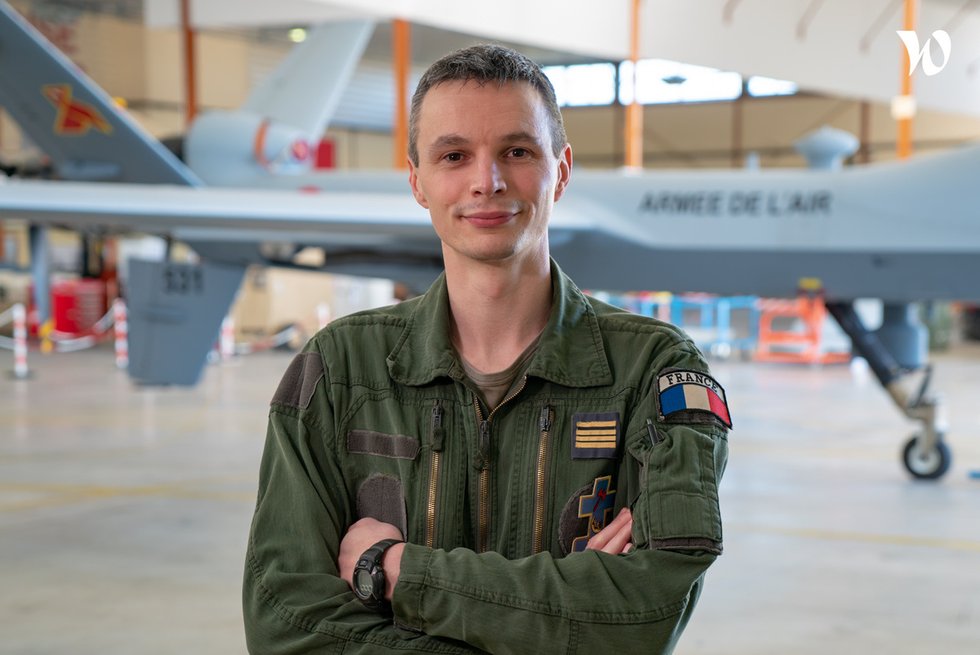 Rencontrez Commandant Benjamin, Pilote de drone - armée de l'Air et de l'Espace