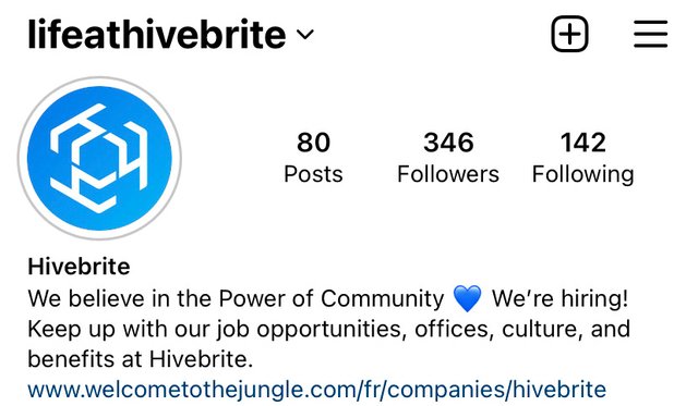 Notre Instagram - Hivebrite