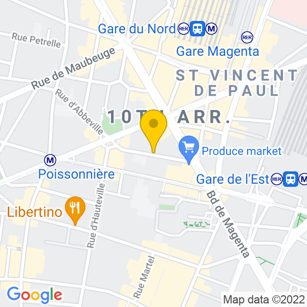 22, Rue des Petits-Hôtels, Paris, 75010, Paris