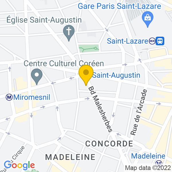 43, Boulevard Malesherbes, Paris, 75008, Paris