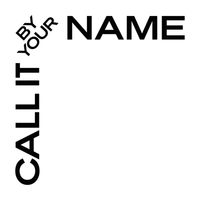 Call It By Your Name