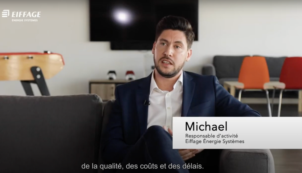 Rencontrez Michael, responsable d'activité - Eiffage Énergie Systèmes