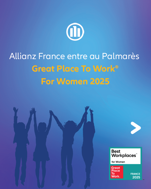 Allianz France a le plaisir d’entrer au Palmarès 2025 Great Place To Work® France For Women 🏆
