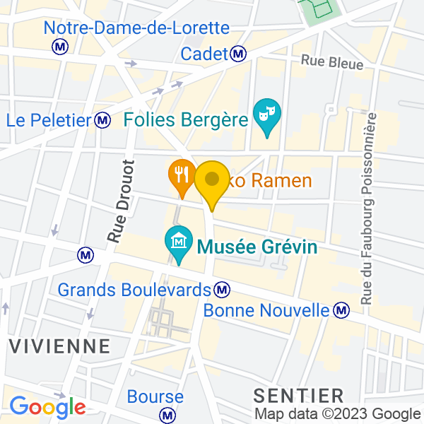 16, Rue du Faubourg Montmartre, Paris, 75009, Paris