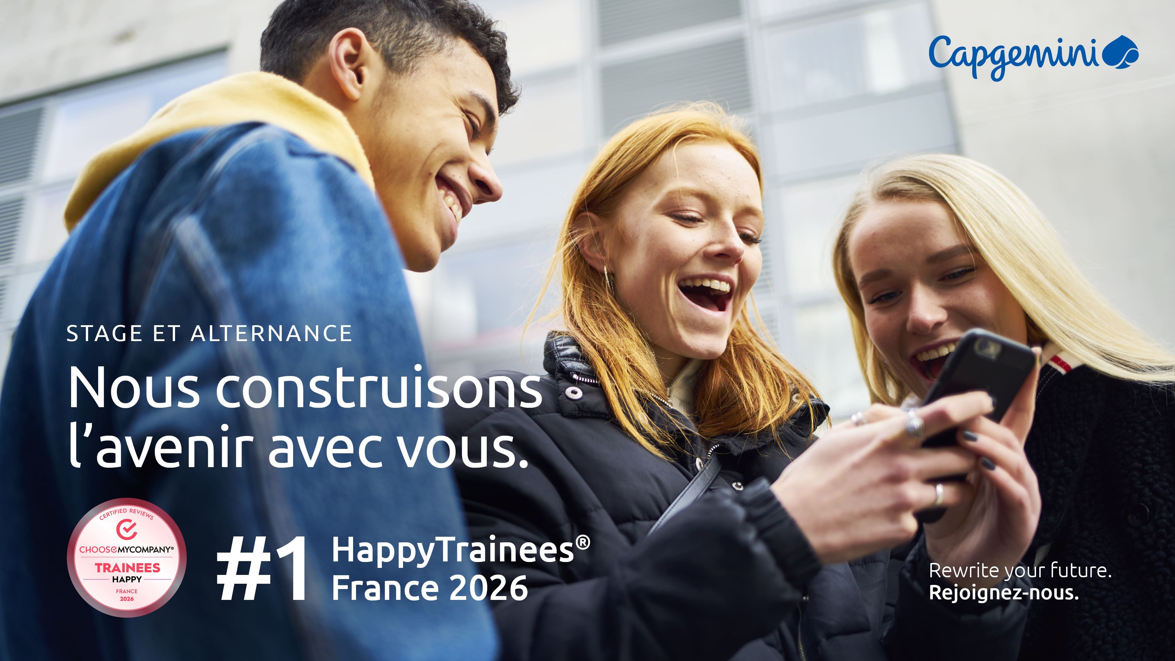 🚀 Capgemini Invent labellisée HappyTrainees® 2026 !