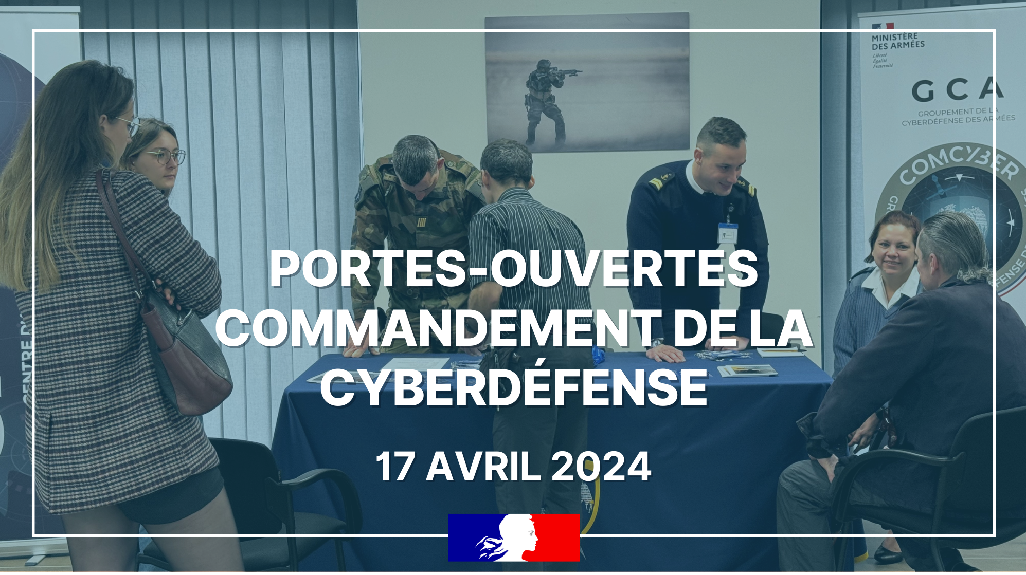 Les portes ouvertes du Commandement de la cyberdéfense