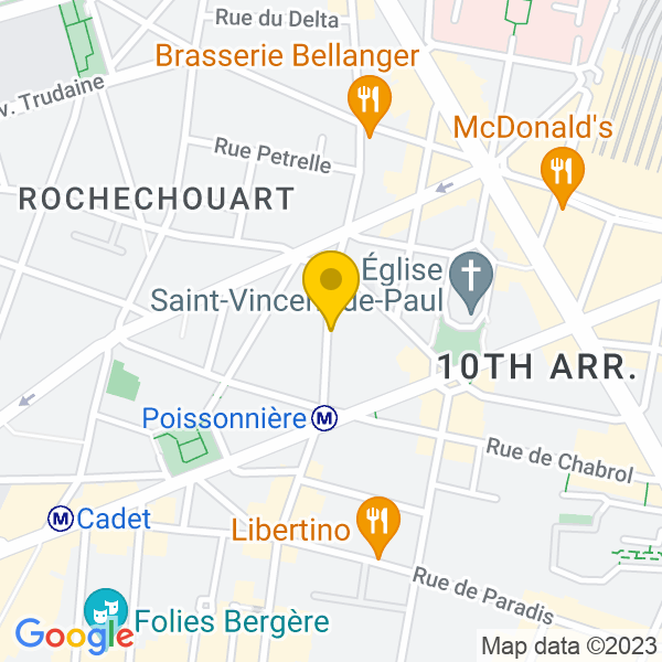 102, Rue du Faubourg Poissonnière, Paris, 75010, Paris