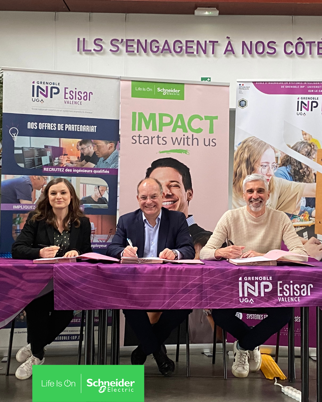 🤝 Schneider Electric France x ESISAR : officialisation d'un partenariat historique 