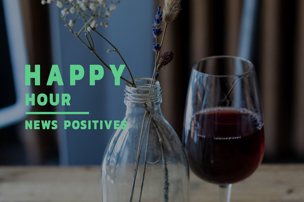 Happy hour : les 4 actus positives de la semaine du 8 juin