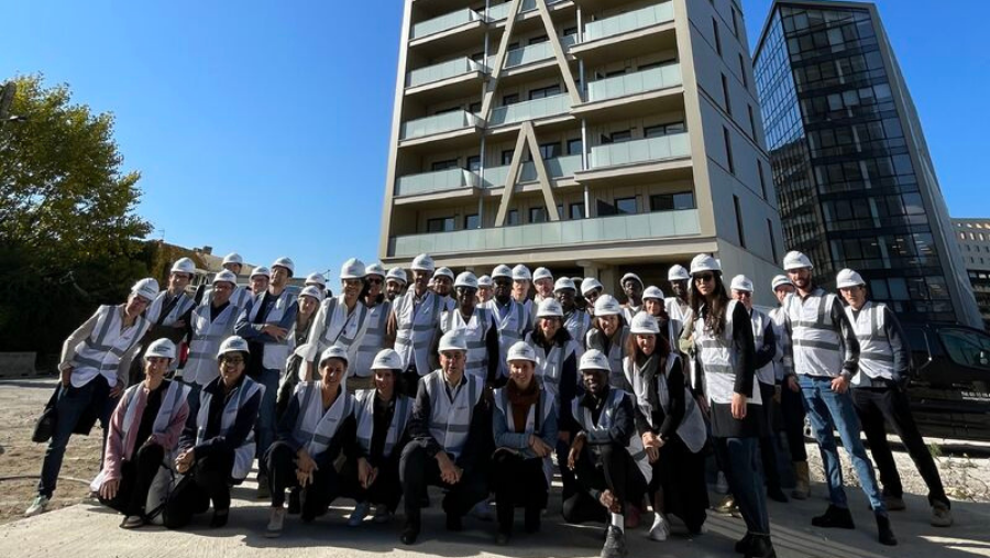 🚧 RELATIONS ÉCOLES – Immersion sur le chantier de la Tour Silva à Bordeaux !