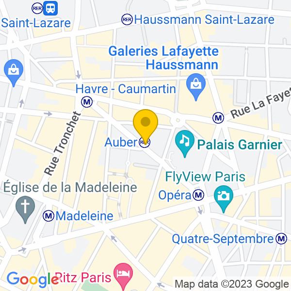 6, Rue Auber, Paris, 75009, Paris