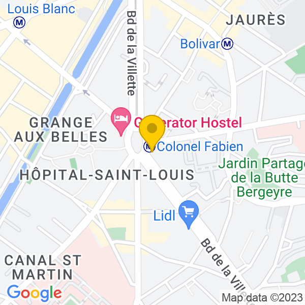 2, Place du Colonel Fabien, Paris, 75019, Paris