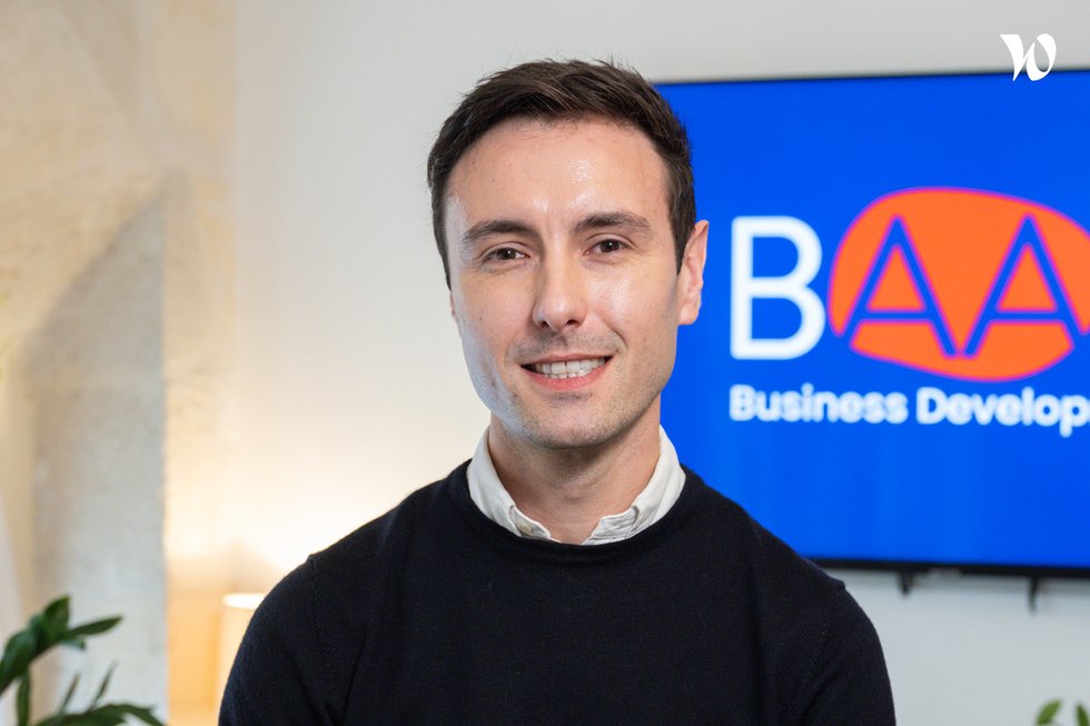 Rencontrez Aymeric, Business Directeur - Baax