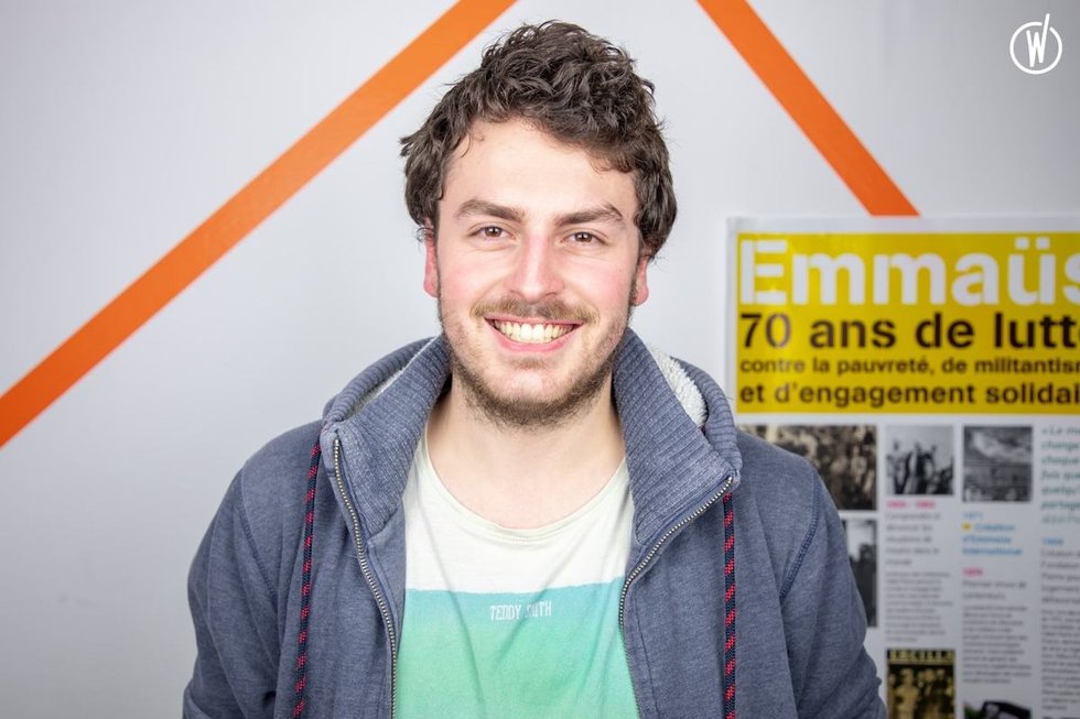 Rencontrez Grégoire, Stagiaire tech - Label Emmaüs