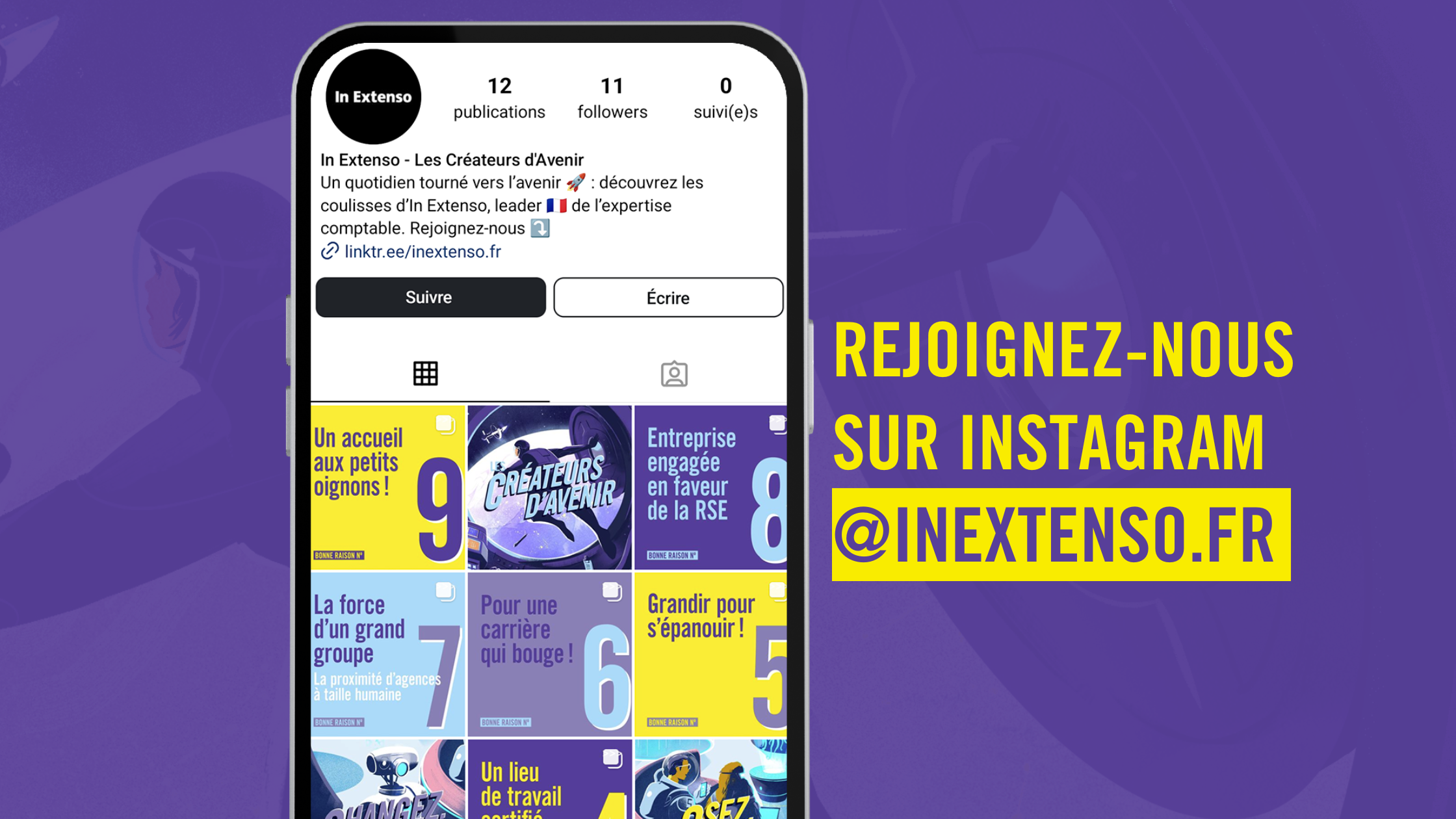 In Extenso débarque sur Instagram !