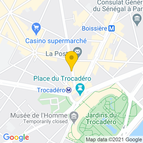 12, Avenue Raymond Poincaré, Paris, 75116, Paris