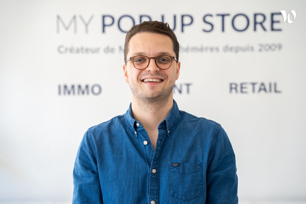 Rencontrez  Adrien, Business Development Manager - My Pop Up Store