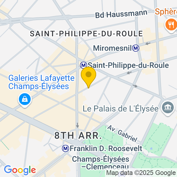 40, Rue du Colisée, 75008, Paris