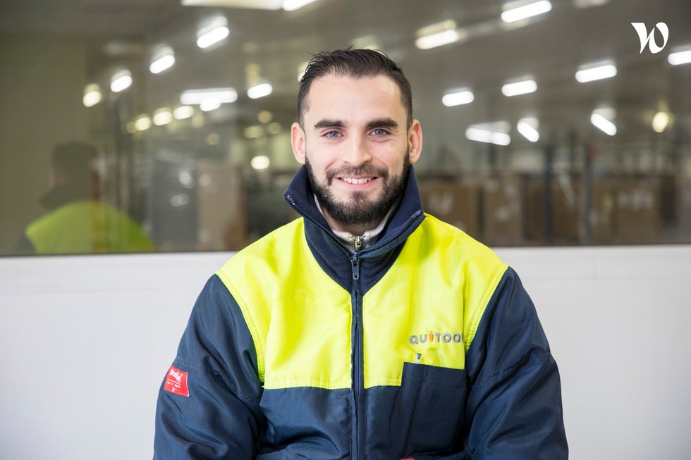 Rencontrez Jean Guillaume, Chef d'équipe de production - Quitoque