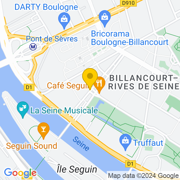 Cours de l'Île Seguin, 92100, Boulogne-Billancourt