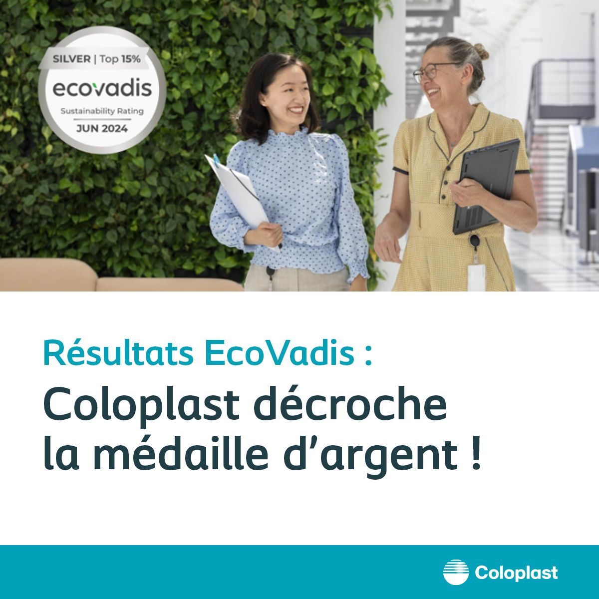 Coloplast décroche sa médaille EcoVadis