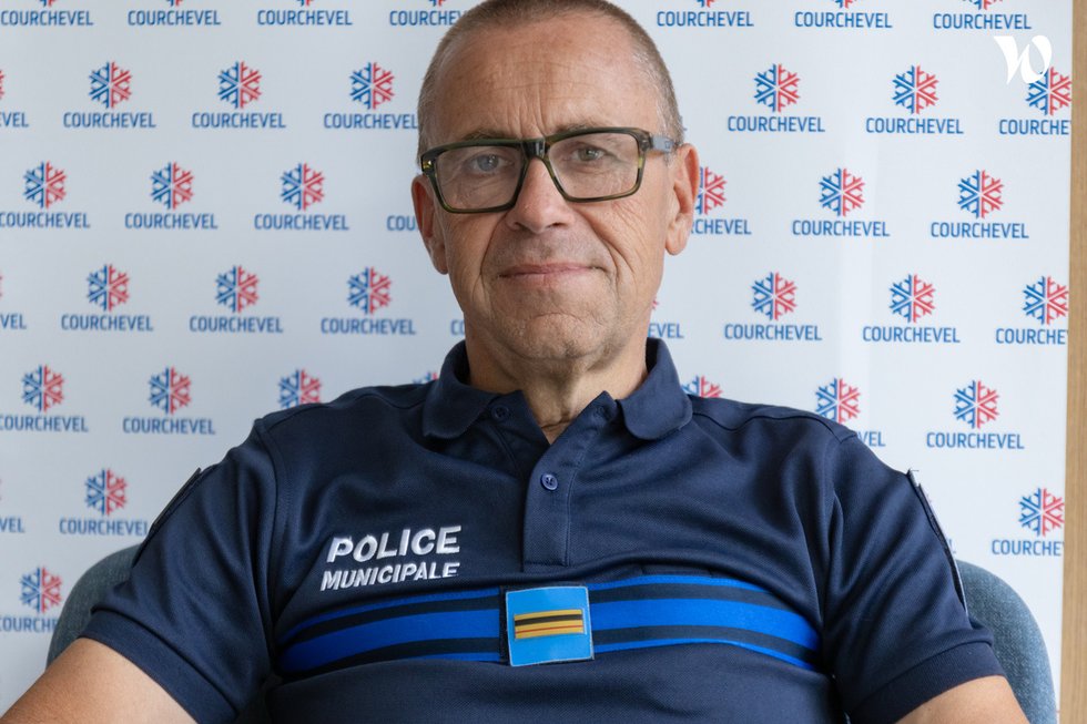 Rencontrez Patrick, Responsable de la police municipale - Mairie de Courchevel