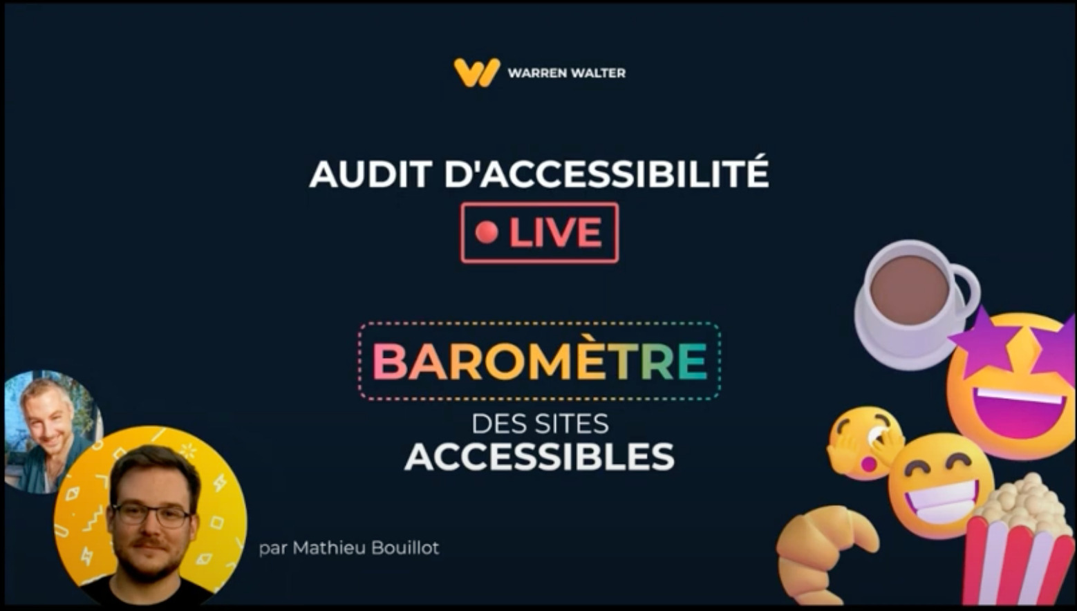 Replay de l'audit d'accessibilité numérique en live - Baromètre des sites accessible 