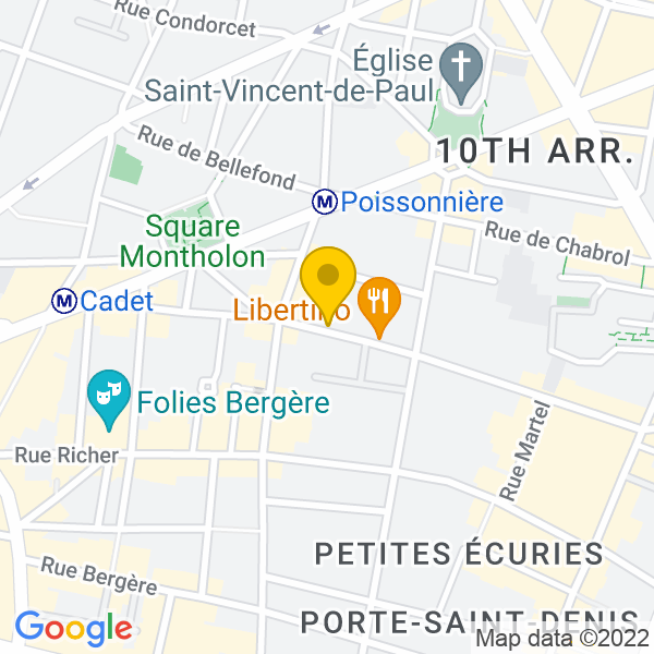 54, Rue de Paradis, Paris, 75010, Paris